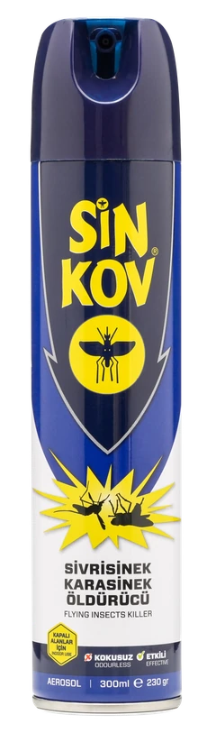 Sinkov Öldürücü Aerosol — gerçek ürün fotoğrafı, transparan dekupe